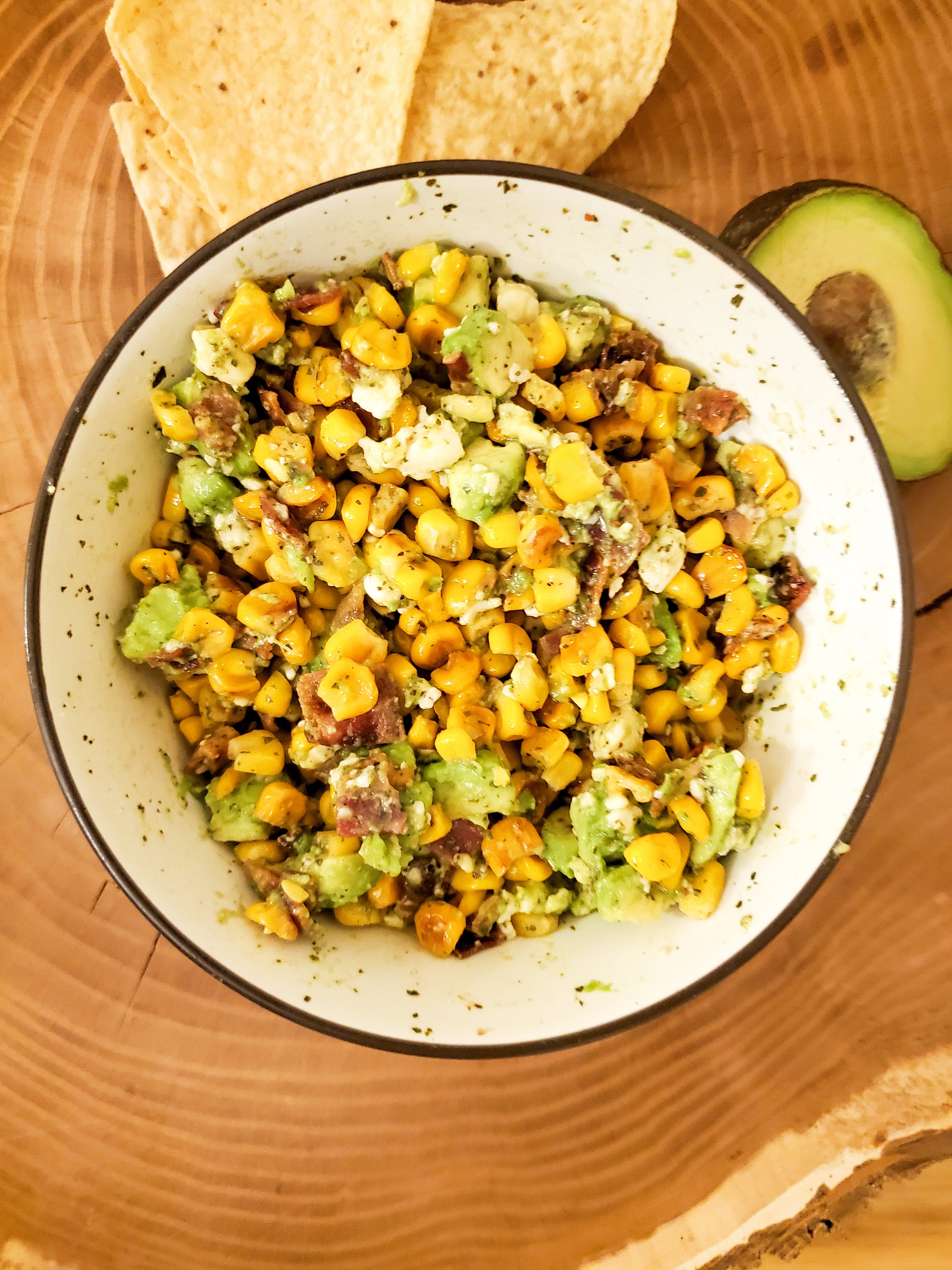 Bacon, Avocado, & Corn Salad