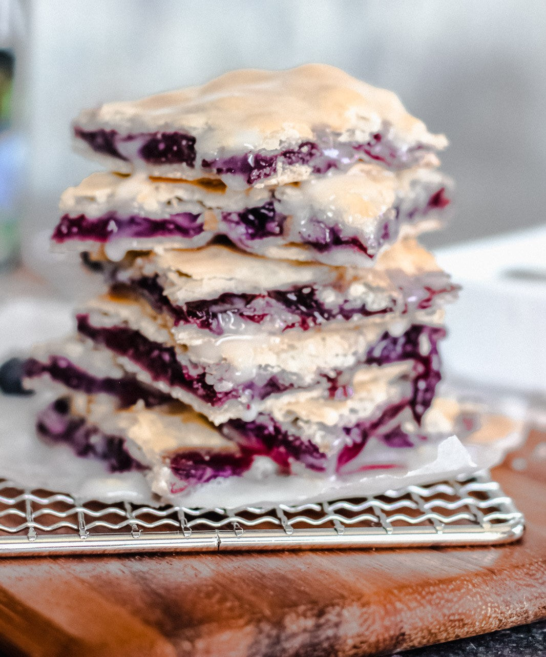 Blueberry Pie Slab Bars