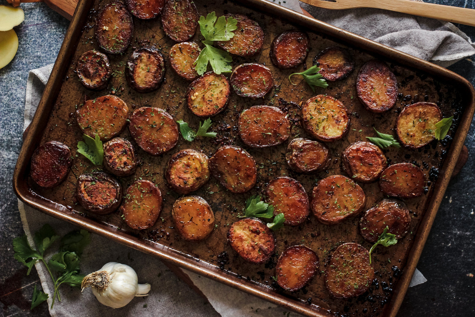Crispy Oven Baked Potatoes