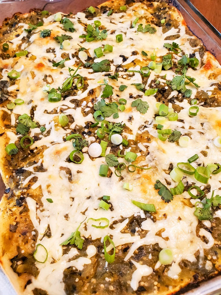 Enchiladas Verde - Homemade Salsa Verde