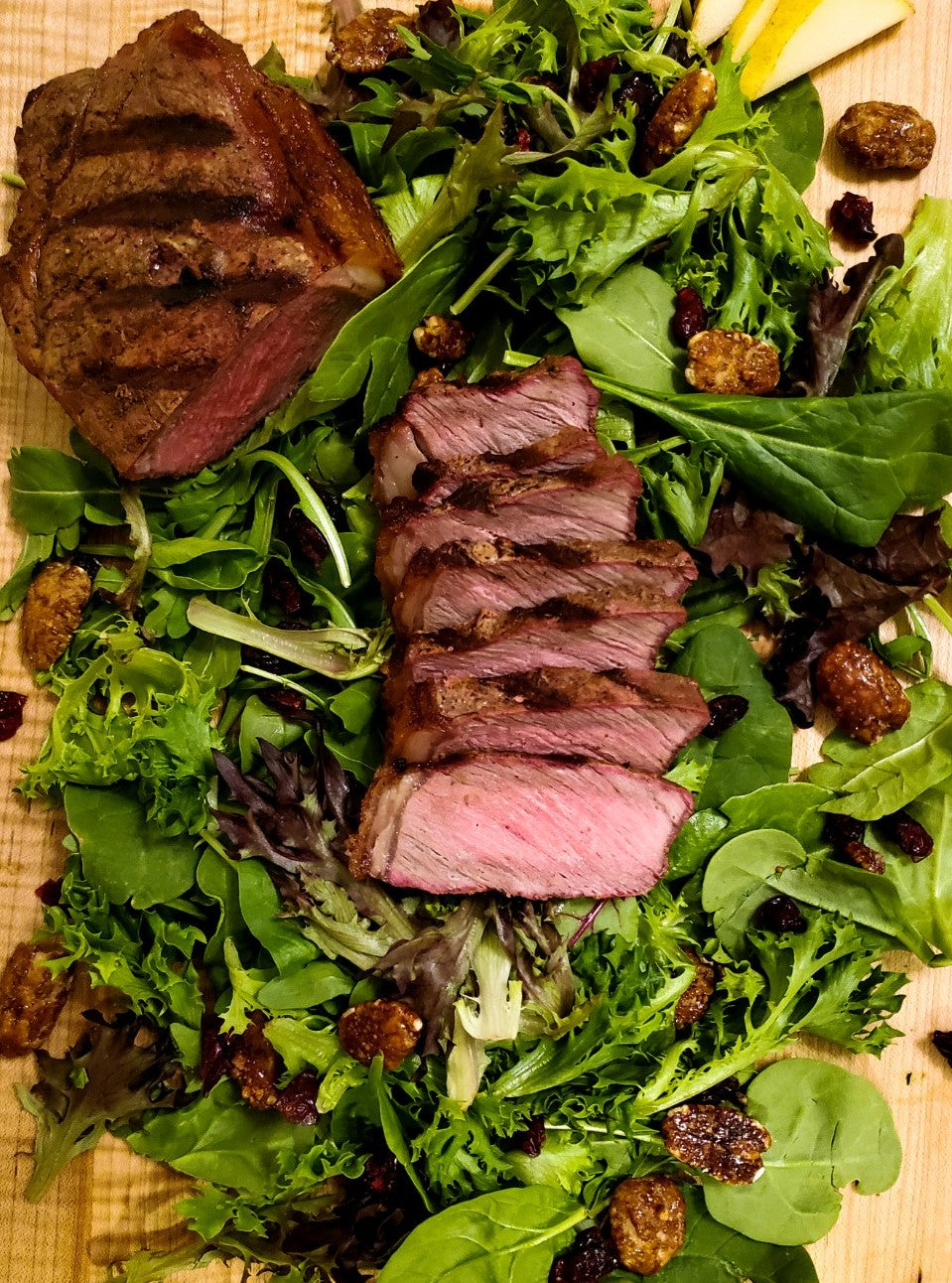 Grilled Steak Salad with Homemade Dressing
