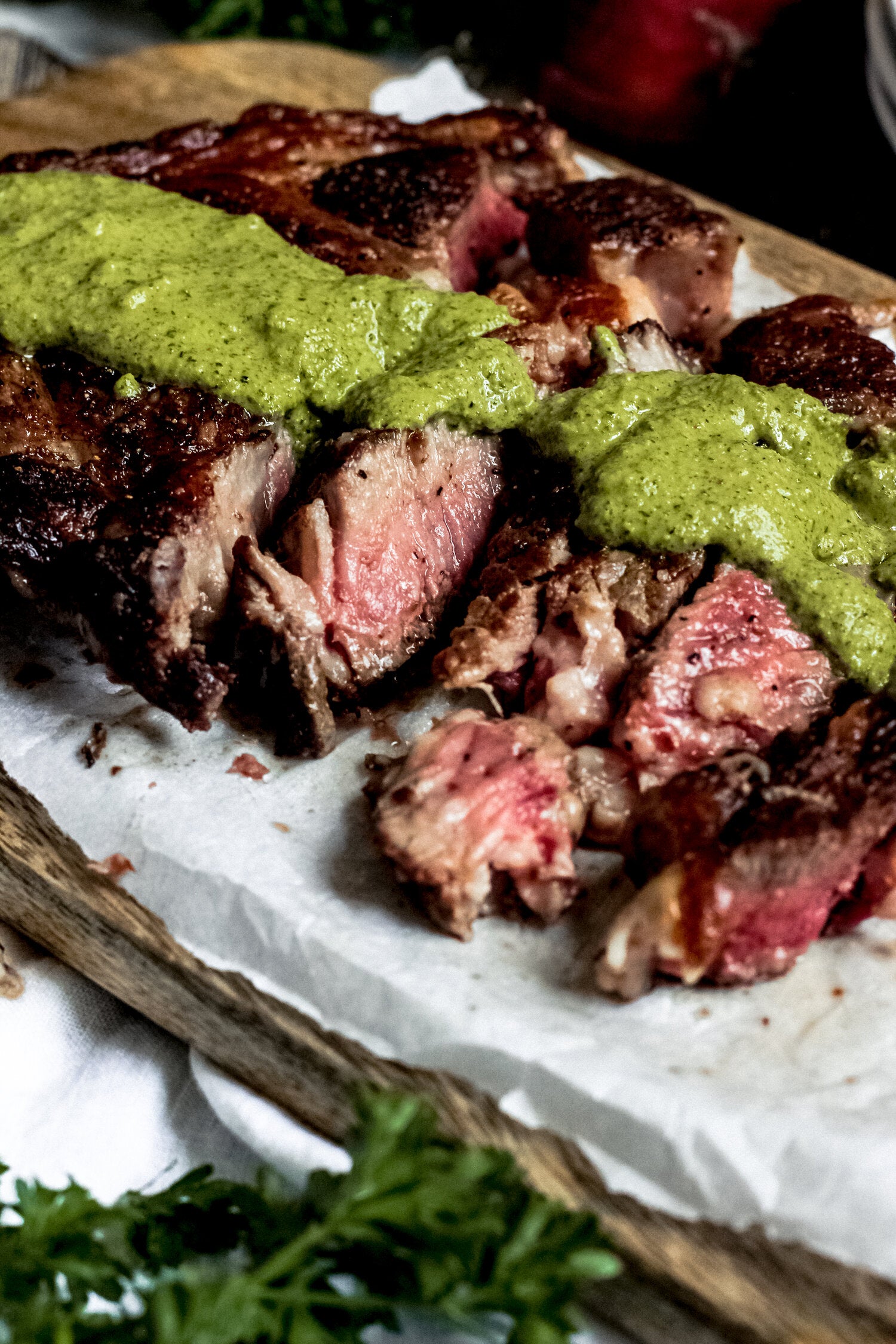 Steak with Chimichurri Sauce