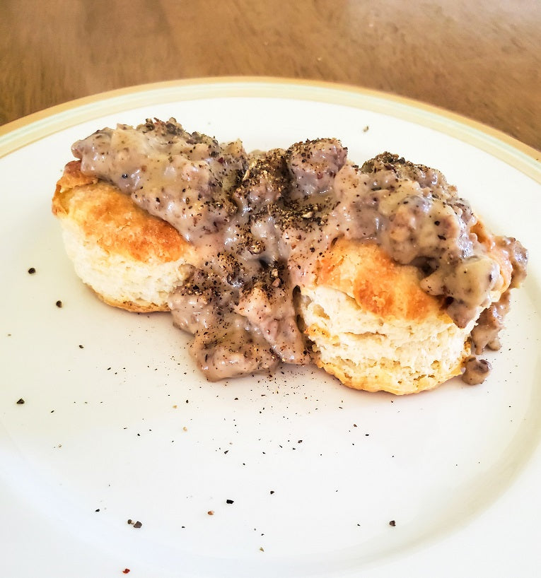 Homemade Biscuits and Gravy