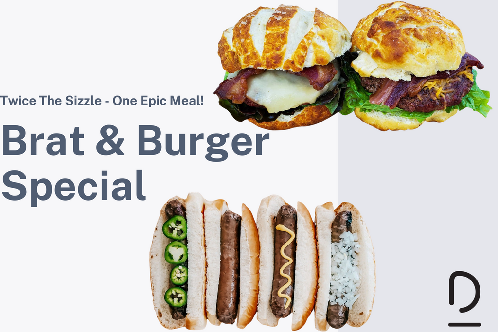 Brat and Burger Box Special