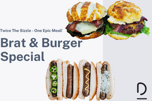 Brat and Burger Box Special