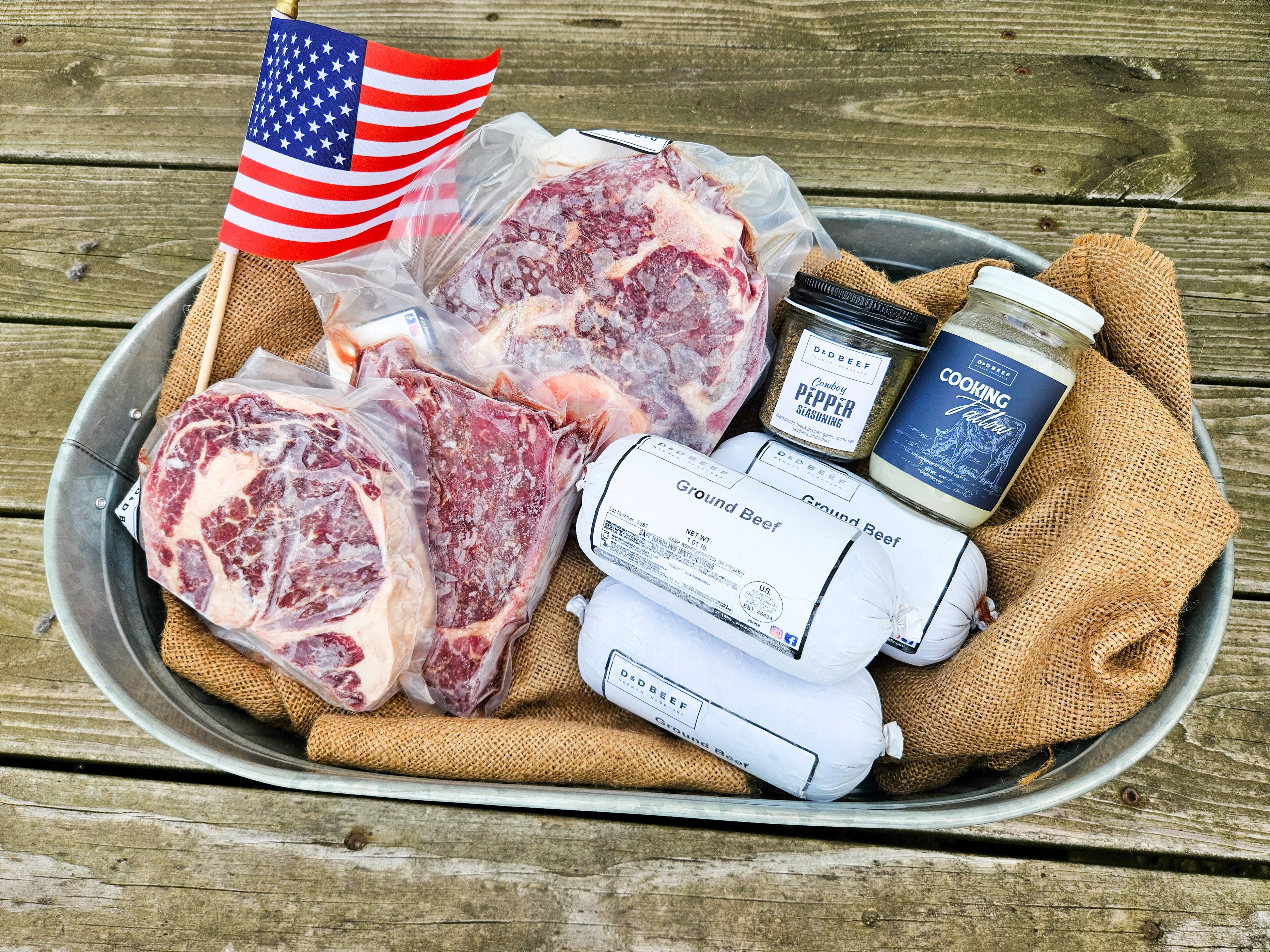 Red, White, and Grill Box Special